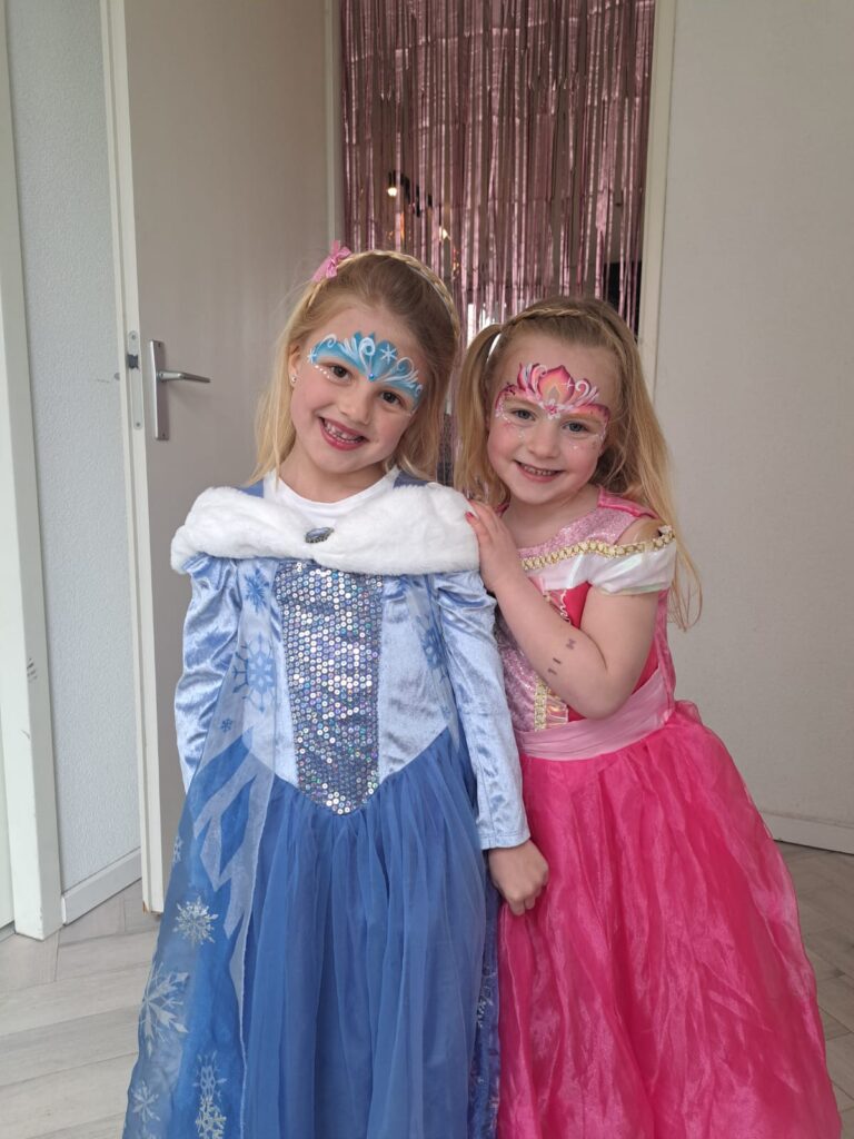 kinderfeestje Princessen schmink