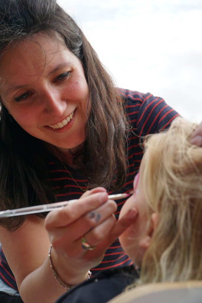 evenement of kinderfeestje schmink, grime of glittertattoo